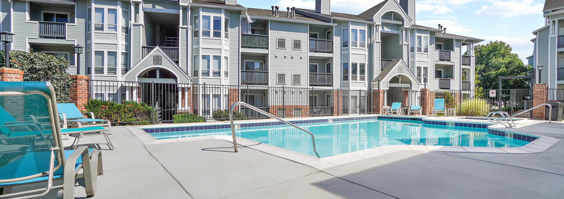 the pool at The Residences at Bear Creek